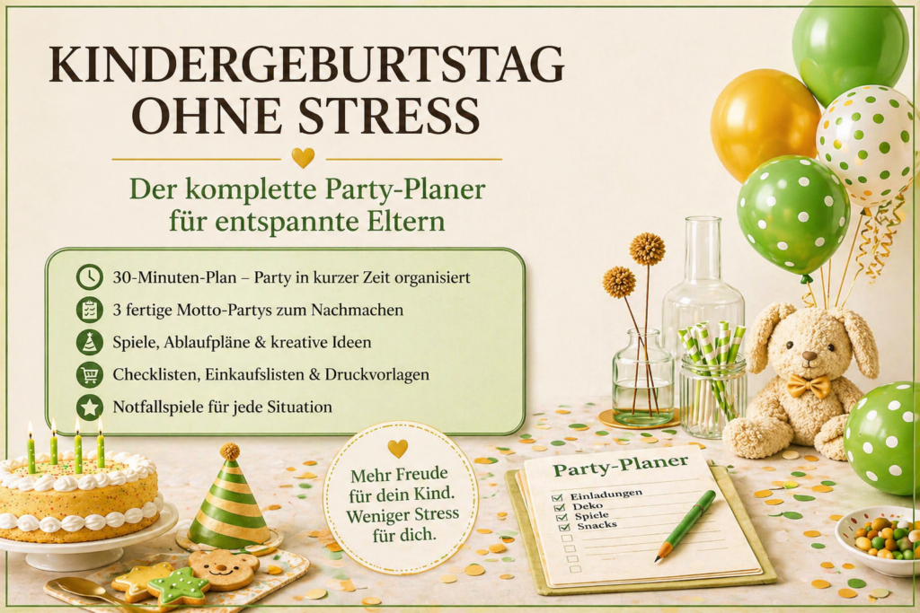 kindergeburtstag planen ohne stress