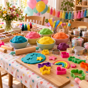 Knete selber machen für den Kindergeburtstag