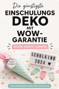 Schulanfang Einschulung Deko