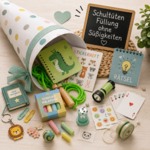 Schultüten Füllung ohne Süßigkeiten
