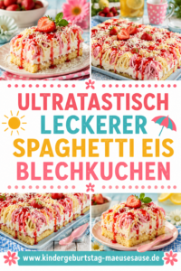 Ultratastisch leckerer Spaghetti Eis Kuchen