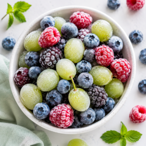 Gefrorene Beeren