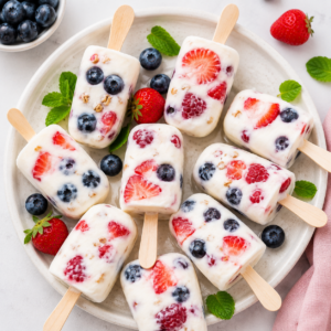 Joghurt-Eis am Stiel