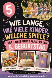 Kindergeburtstag Party 5 Jahre