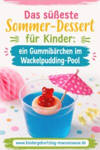 Kindergeburtstag Sommer Dessert white