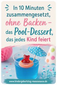 Kindergeburtstag Wackelpudding Dessert 
