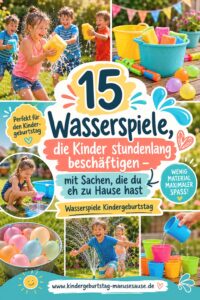 Kindergeburtstag Wasserspiele Geburtstag
