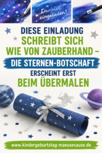 Kindergeburtstag Weltraum Geburtstag Einladung