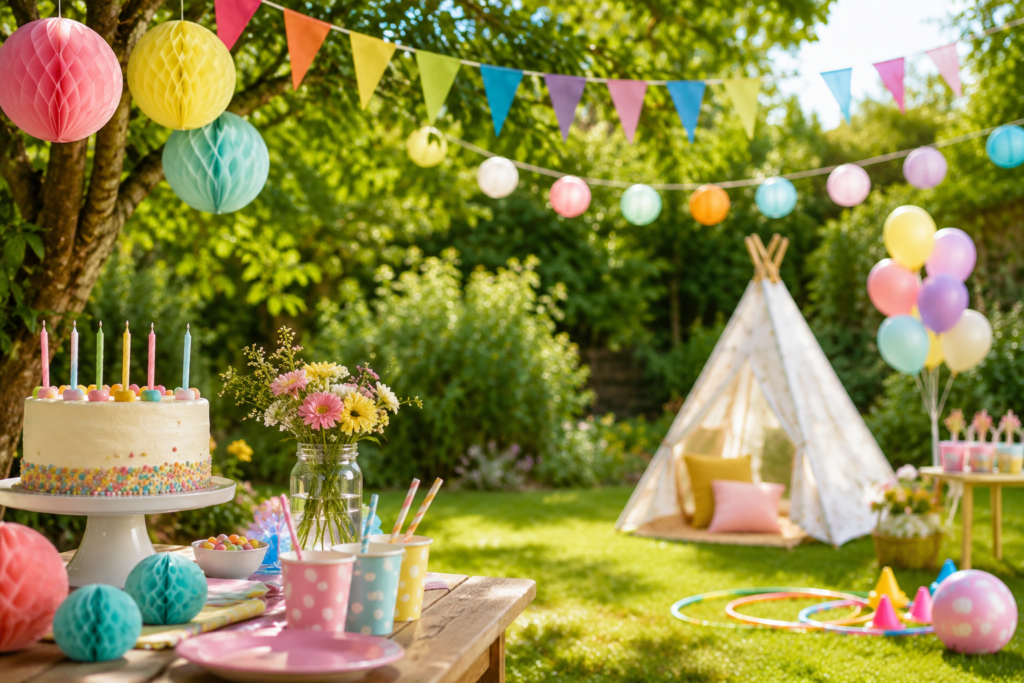 Kindergeburtstag im Garten