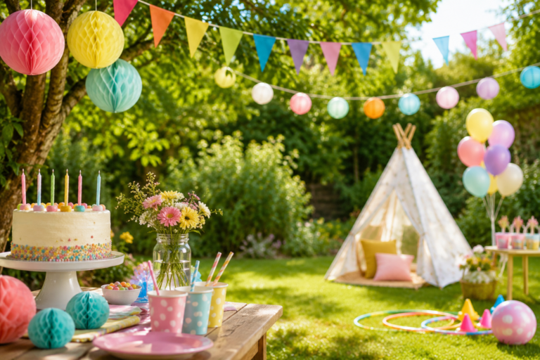 Kindergeburtstag im Garten