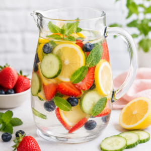Wasser mit Obst