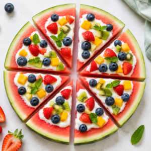 Wassermelonen Pizza