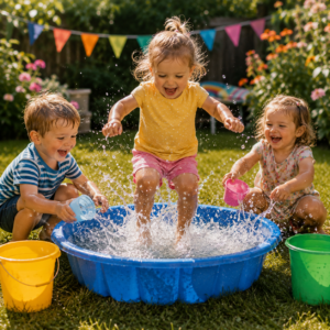 Wasserspiele Pfütze