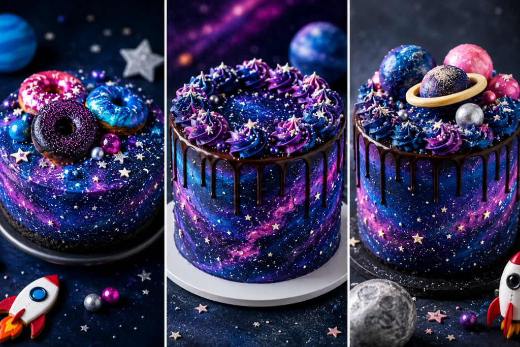 Weltraum Torte selber machen