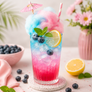 Zuckerwatte Mocktail Sommer