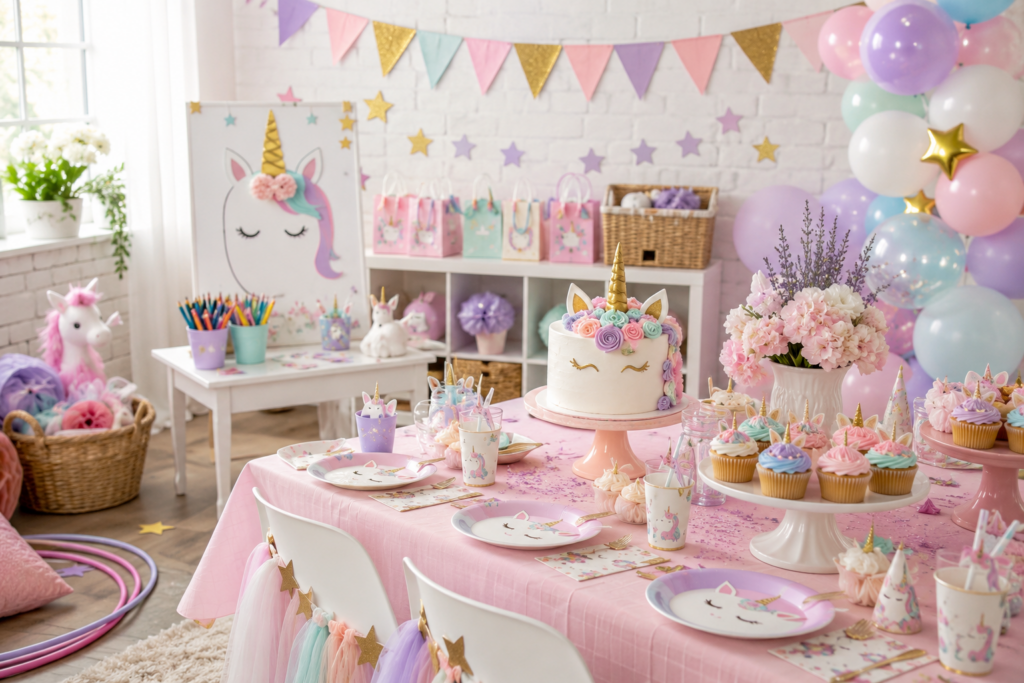 Einhorn Kindergeburtstag