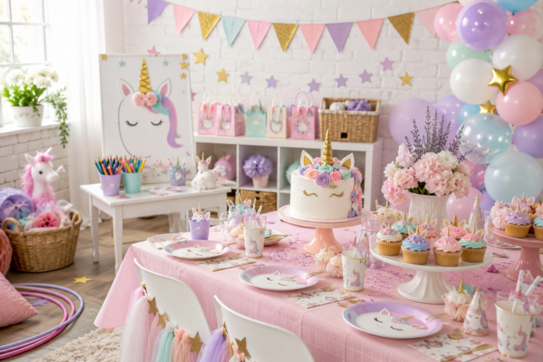 Einhorn Kindergeburtstag