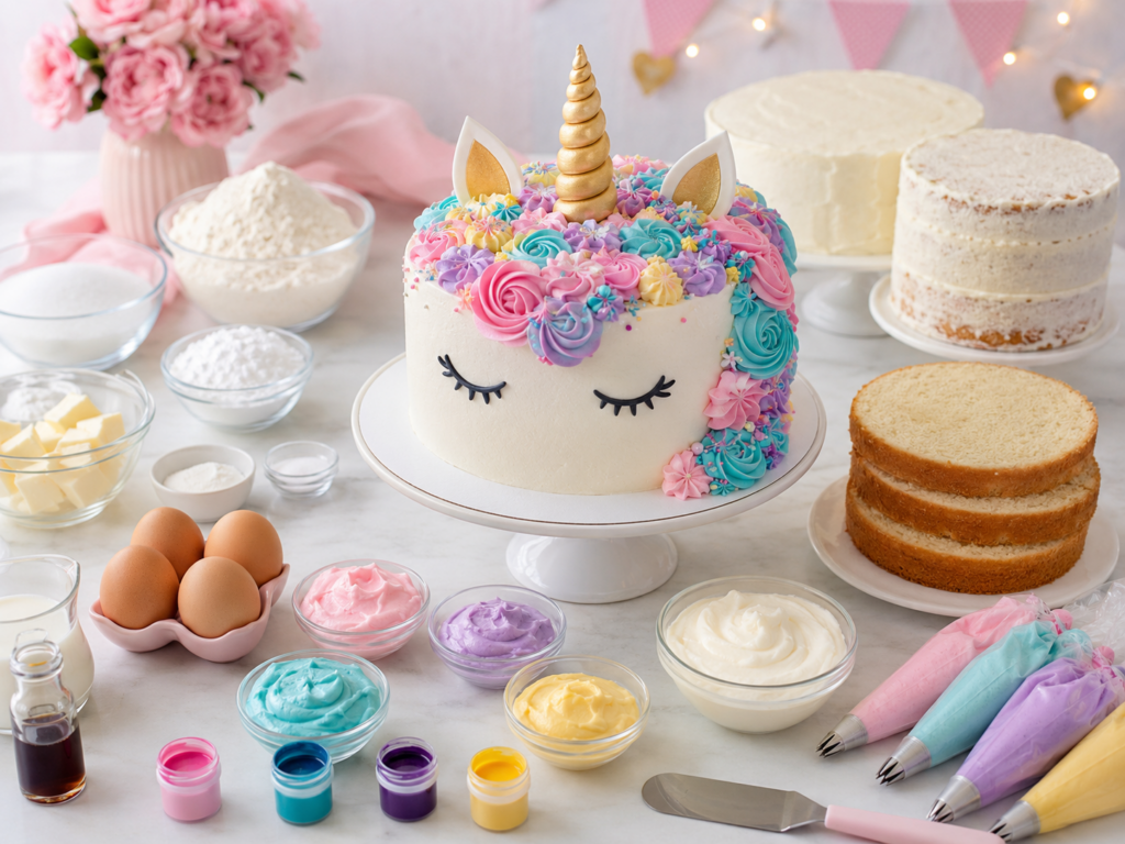 Einhorn Torte