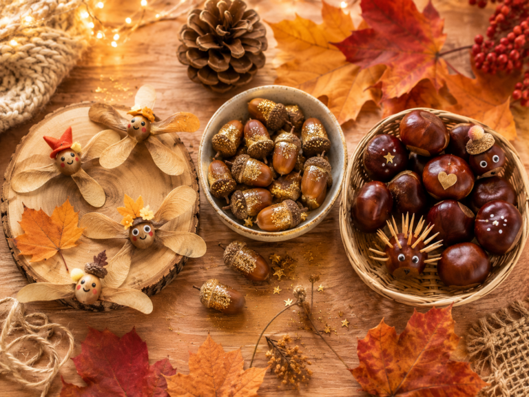 Herbst basteln mit Kindern