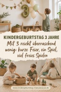 Kindergeburtstag 3 Jahre Deko