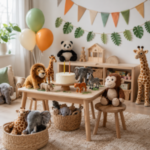 Kindergeburtstag 3 Jahre Deko Tiere