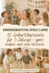 Kindergeburtstag Spiele Dreijährige