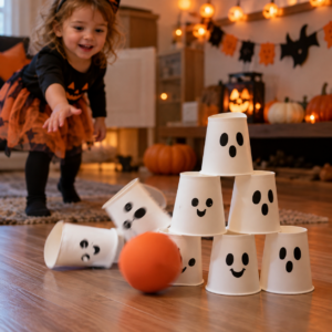 Gespenster Bowling Halloween Spiel