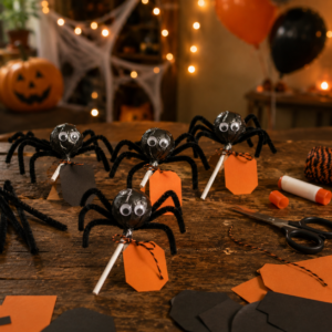 Halloween Einladung Kinder Spinne