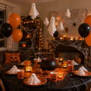 Halloween Kindergeburtstag Deko