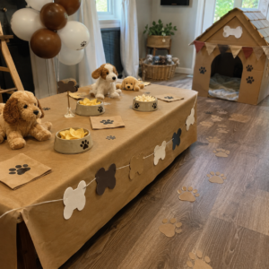 Hunde Kindergeburtstag Deko