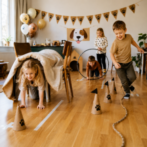 Hunde Kindergeburtstag Parcours