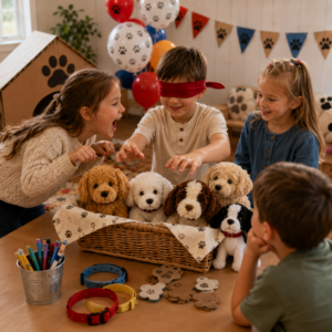 Hunde Kindergeburtstag Welpe adoptieren