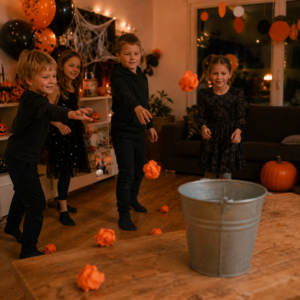 Kürbis Weitwurf Halloween Spiele