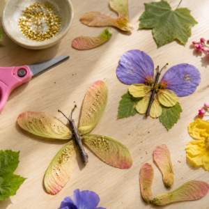 Schmetterling aus Naturmaterial