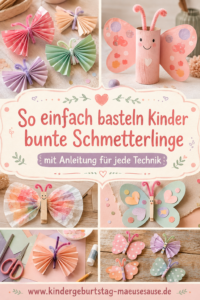 Schmetterlinge selber basteln