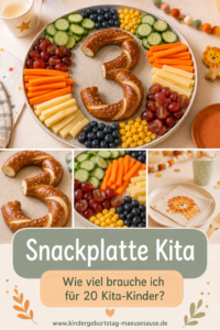 Snackplatte Kita Laugenstangen