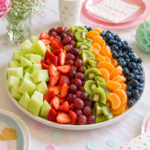 Snackplatte Kita Obstplatte