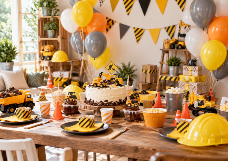 Baustellen-Kindergeburtstag