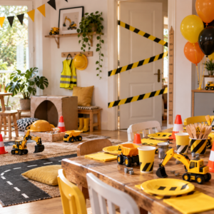 Baustellen-Kindergeburtstag-Deko
