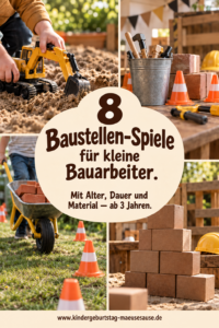 Baustellen-Kindergeburtstag-Spiele