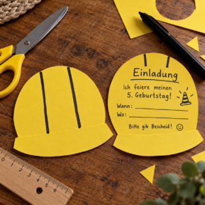 Einladung Bauhelm
