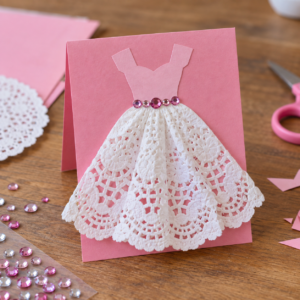 Einladung Prinzessinnenkleid mit Spitzenrock