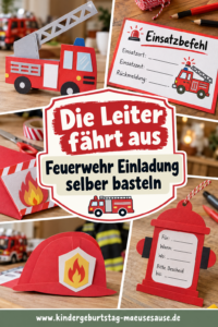 Feuerwehr Einladung selber machen