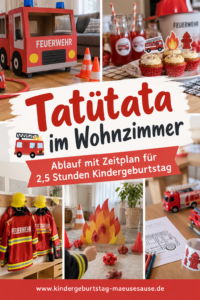 Feuerwehr-Kindergeburtstag