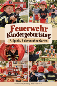 Kindergeburtstag-Motto-Feuerwehr