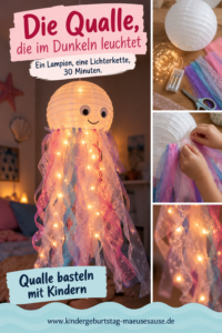 Qualle basteln leuchtende Qualle