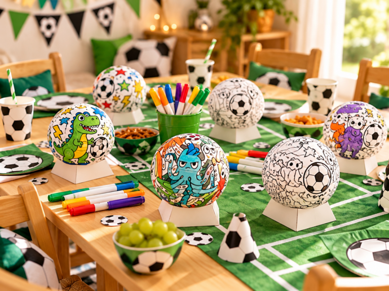Fußball bemalen