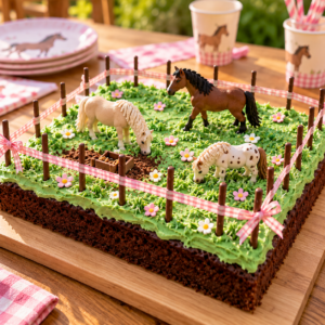 Pferde Kindergeburtstag Kuchen