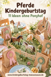 Pferde-Kindergeburtstag mit DIY-Deko